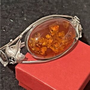 Vintage .925 Baltic  Amber Bracelet